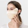 Women's Comfortable 100% Mulberry Silk Sun Protection Face Mask Summer UV Protection Breathable Face Cover Eye Corner Protection