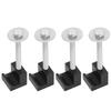4Pcs Set Pickup Truck Tool Box Mount Tie Downs J Hook Clamps Heavy Duty Aluminum No Drilling