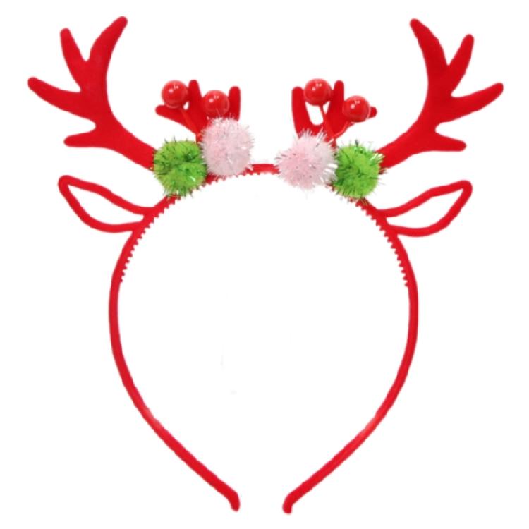 Weihnachtsthema Geweih-Haarband Festival Pailletten Rentier-Haarreif Familienfeier Kopfschmuck Feiertagsparty Zubehör