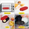 Microwave Egg Cooker 2 Cavity Silicone Microwavable Egg Poacher and Fryer for Breakfast Sandwiches Dishwasher Safe 2 Cavity