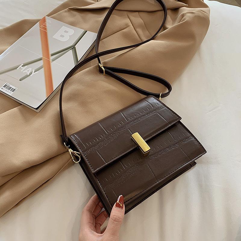 Simple Texture Women's Small Bag Autumn And Winter New Fashion Leisure Single Shoulder Bag Popular Retro Messenger Bag