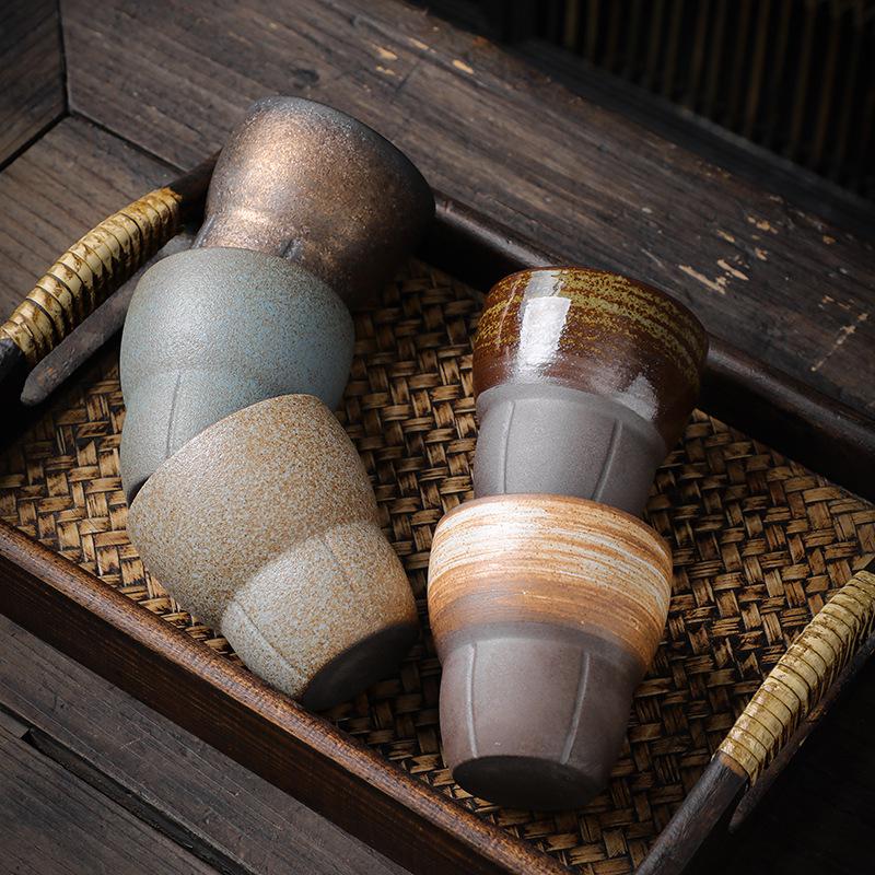 Japanese Rustic Ceramic Espresso and Tea Cup