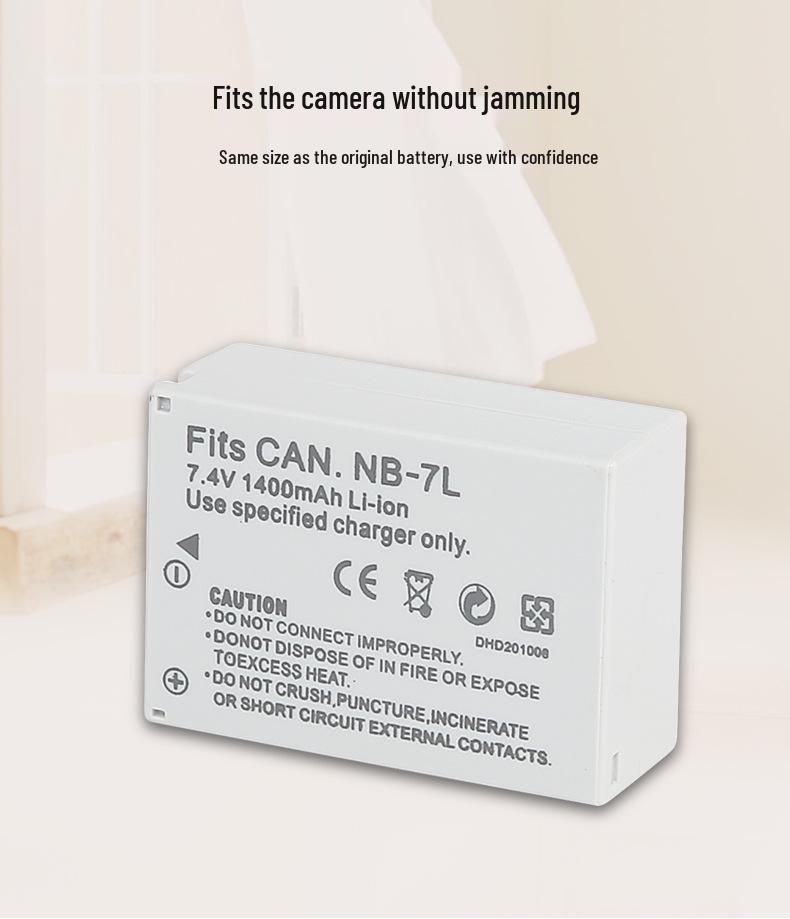 NB-7L Battery Compatible with Canon G10/G11/G12/SX30 Cameras