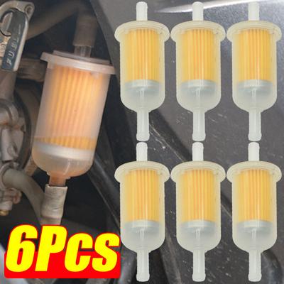 6/1 Stuks 6MM-8MM Auto Benzine Olie Filter Leidingen Universeel Inline Gas Brandstof Filter Voor Kleine Motor Grasmaaier Motorfiets Accessoires