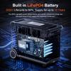 SOLARPLAY Q3600 Tragbare Powerstation 3600W/3840Wh Energiespeicher Lifepo4-Akku USV-Funktion Haus Camping Zubehör Outdoor