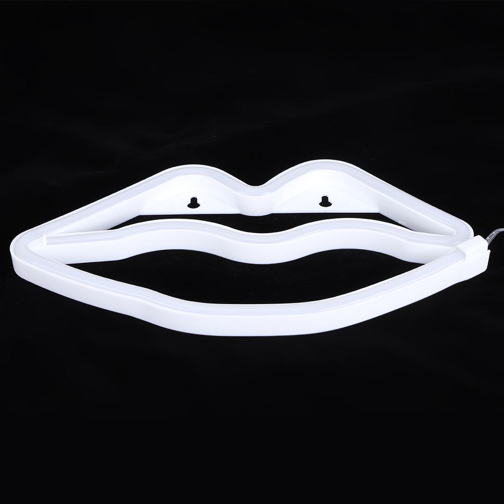 Cute Lip Shape LED Light Birthday Wedding Party Bedroom Valentine s Day Decoration Ornament