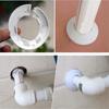 4pcs PP Plastic Easy Installation Water Pipe Angle Valve Collars 20mm Drainage Pipe Cover  Worker