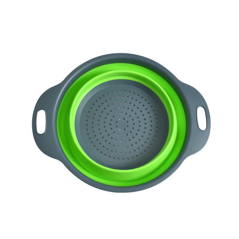 

Collapsible Vegetable and Fruit Washing Basket with Drainage