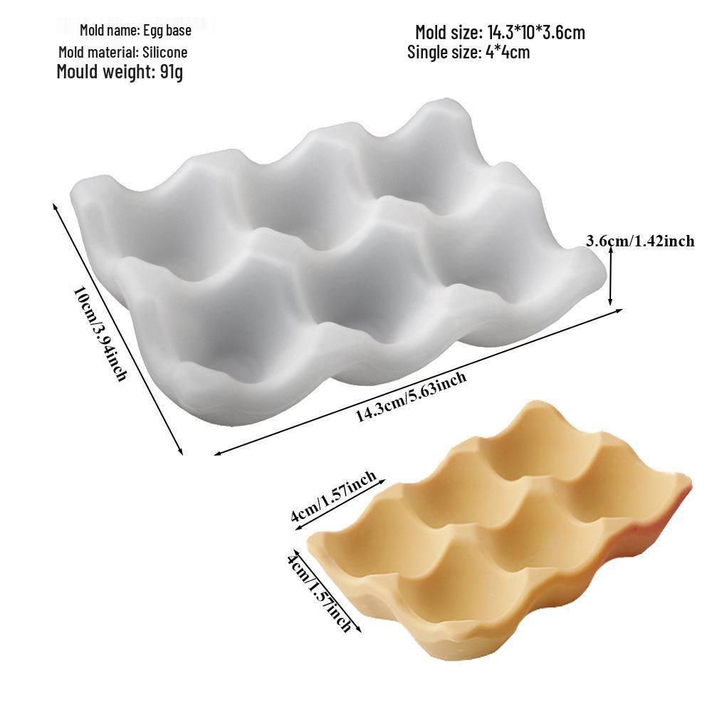 Easter Egg Silicone Mold for Goose, Duck, and Bird Shapes - French Flower Design Cake Mousse Mold