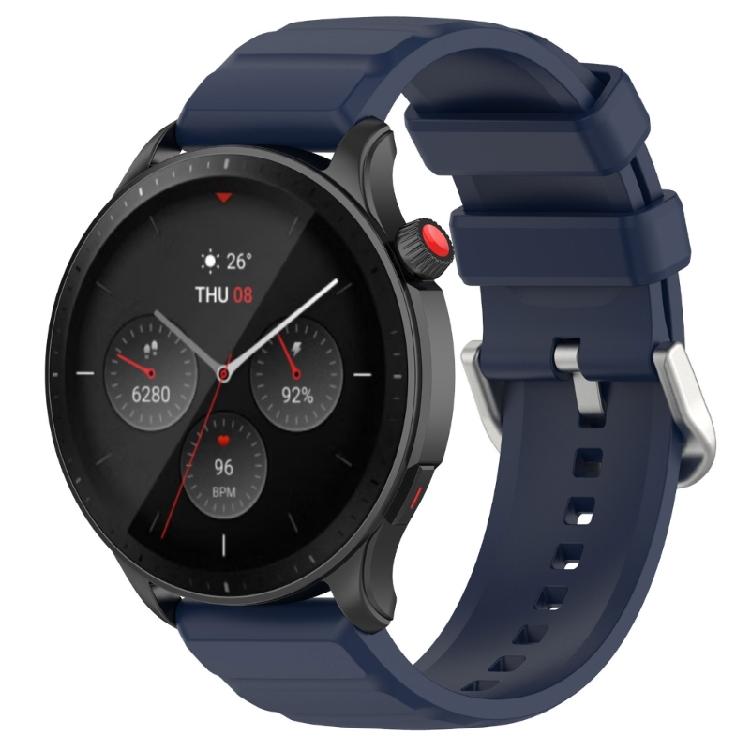 For GTR 4 Adjustable-Bracelet Smartwatch Band Sweatproof Breathable Silica Strap