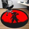 One Piece Luffy Office Round Area Rug, Indoor Mat Suitable For Office,Bedroom Living Room Home Decor, Room Deco a0908133