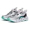 Anta Youth Shock Absorbing Non-Slip Wear-Resistant Breathable Low-Top Running Shoes Kids sneaker Black Silver 312235555-1