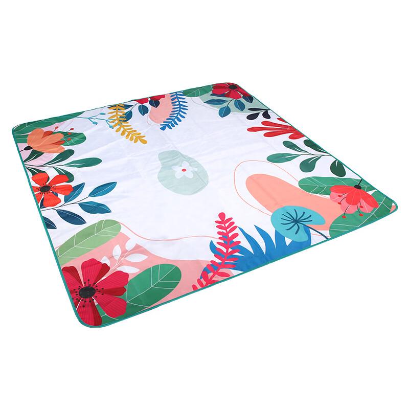 Outdoor Floral Picnic Mat 142x142cm