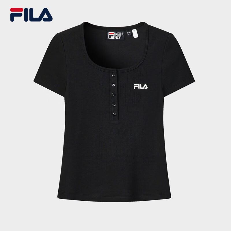 Fila Women's Slim Fit Knit Short Sleeve T-Shirt