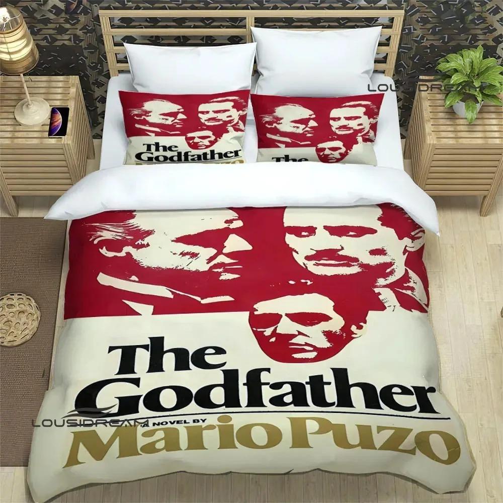 Der Pate bedruckte Bettwäschesets exquisites Bettzubehör-Set Bettbezug Bettdecken-Set Bettwäscheset Luxus Geburtstagsgeschenk