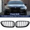 Bumper Față de Înlocuire Grilă Kiney Plasă Capotă Pentru BMW 2012-2017 Seria 6 F06 F12 F13 ABS Negru Lucios Grilaje Racing cu Linie Dublă