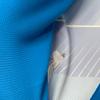 Li Ning High Street Gradient Stand Collar Pullover Fashion Comfortable Short Sleeve Badminton Shirt Unisex shirts Light-Blue AAYV051-4
