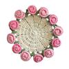 Suport de pahar cu floare Kituri de croșetat Kituri de suport de pahar croșetat Kituri de start pentru suport de pahar croșetat Cadou creativ pentru decorarea casei