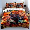Colorful Leaves and Flowers. Bedding Sets Duvet Cover Sets Duvet Covers Pillowcases(1 * Duvet Cover 2 * Pillowcases Without Duvet Insert)