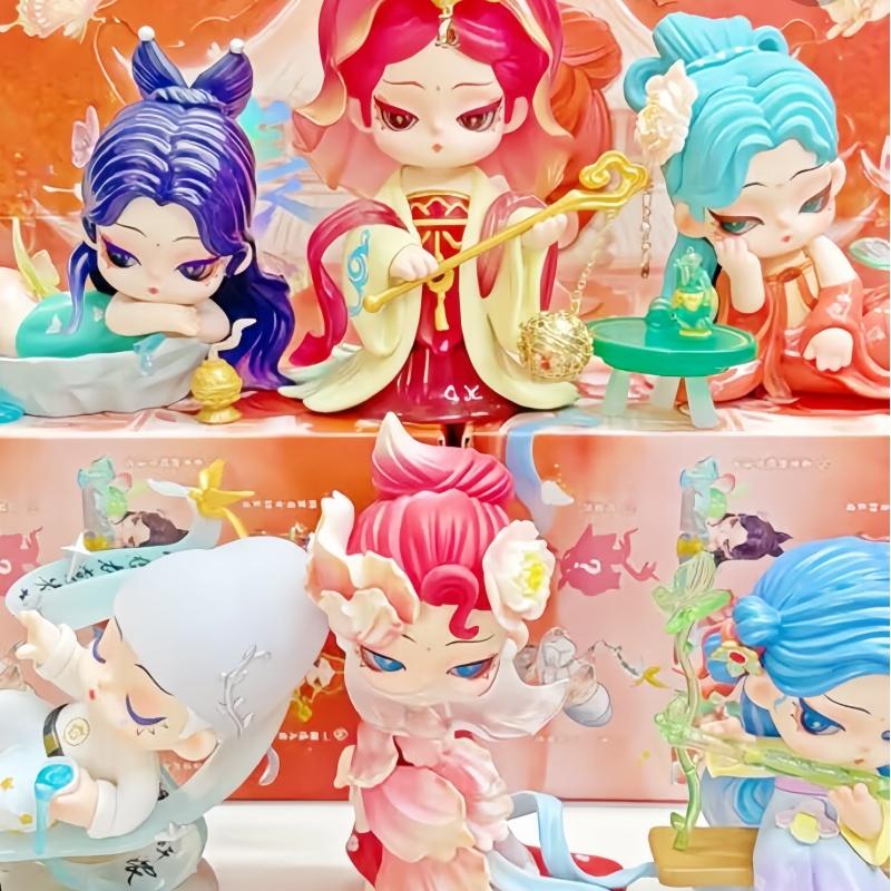 New Dodosugar Linglong Xia Yi Shyi Song Of Everlasting Regret Cultural Surprise Box Trendy Blind Box Toy For Table Decoration