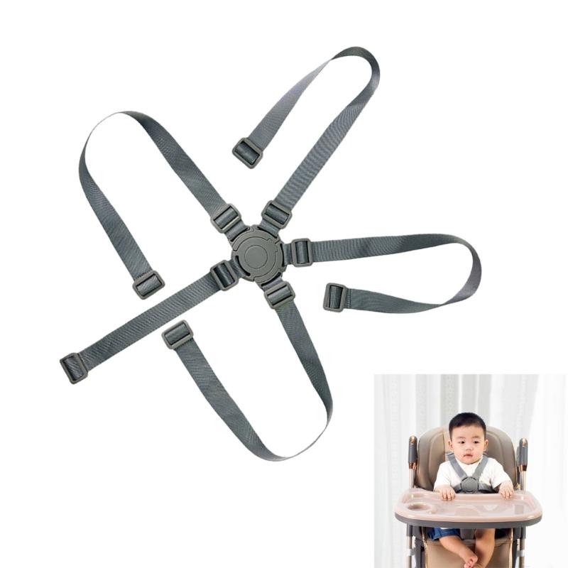 Easy To Use Baby Dining Seat Safety Strap Quick Released Buckle Simple Design for Parents Convenience Saving Time