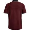 Under Armour Color Block Collar Design Casual Straight Fit Short Sleeve Polo Shirt Men Polo Shirts Burgundy 1370099-690