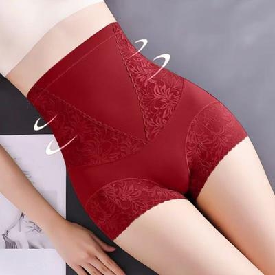 Mutandine Shapewear Controlla Pancia da Donna a Vita Alta Senza Cuciture Modellante Intimo Pizzo Guaina Dimagrante