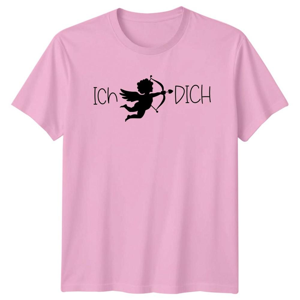 Ich Dich TShirt Valentines Day Love Valentines Day Gift For Him And Her