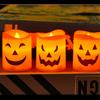 Pumpkin Lantern Candle Light  Battery Powered Pumpkin Skull Ghost Spooky Light Halloween Party Decora Ambiance Candle Lights