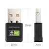 USB Wi Fi Adapters/Dongles 600Mbps Usb Wifi Adapter 2.4Ghz 5Ghz Antenna Dual Band 802.11Bngac Mini Wireless Computer Network Card Receiver