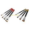 W89C Pack of 4 Premium Nylon Art Brushes Smooth Mark  Painting Tools Ergonomic Grip