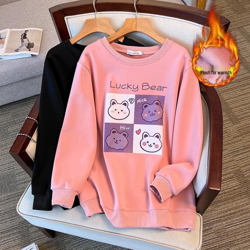 

Plus Size Loose Autumn Hoodie - Fits Up to 350 Jin, Bust 150/160 6XL