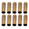 10Pcs E14 Metal Tube for Candle Lamp Holder Lamp Base Lighting Accessories 25x80mm Gold Bronze
