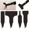 4 Piece Multi Size Reciprocating Scraper Blades Putty Removal Kit For Steel Tile Putty Removal And Surface Preparation