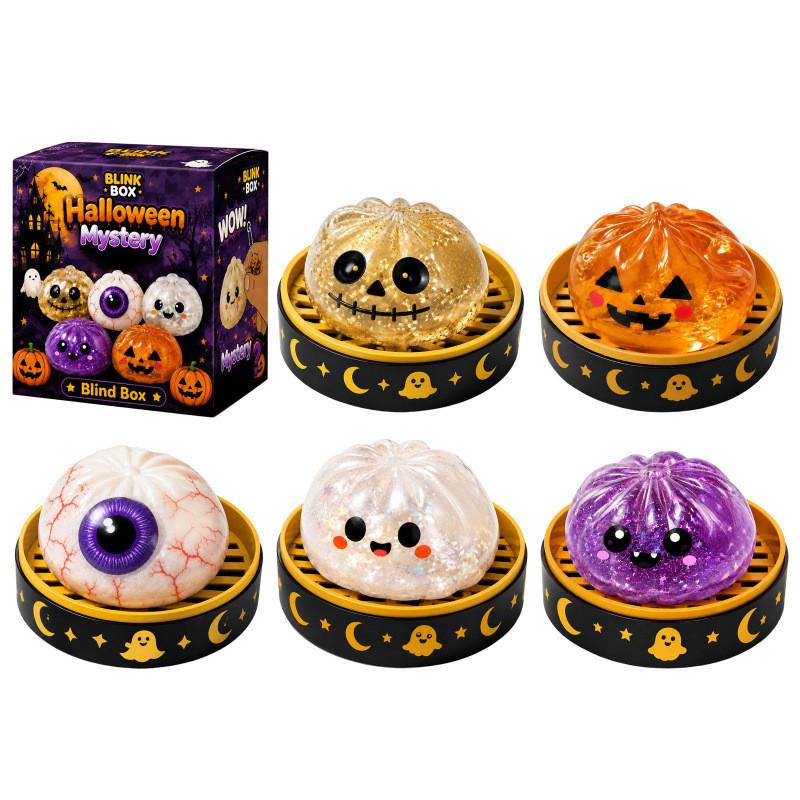Halloween Ghost Stress Relief Toy Set With Tpr Material For Relaxation And Anxiety Relief