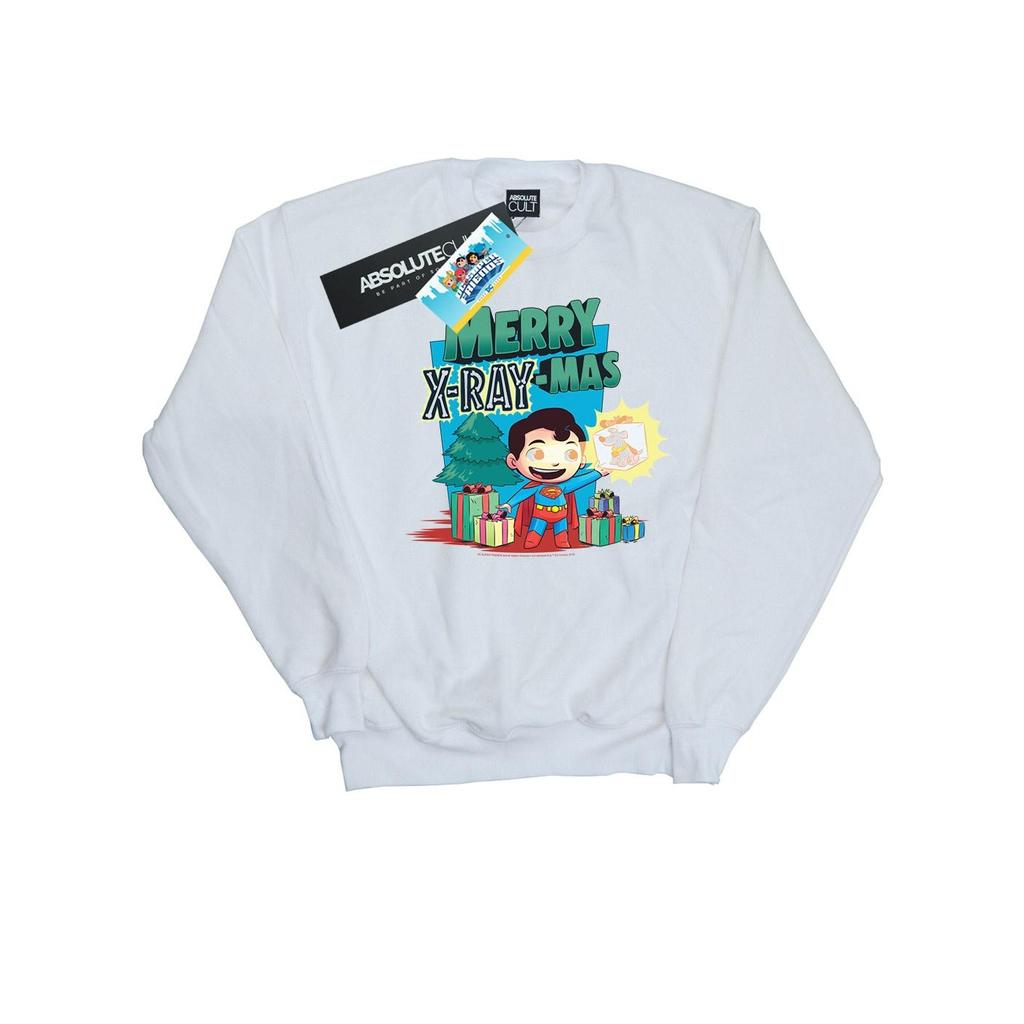 DC Comics Womens/Ladies Super Friends Merry X-RayMas Sweatshirt