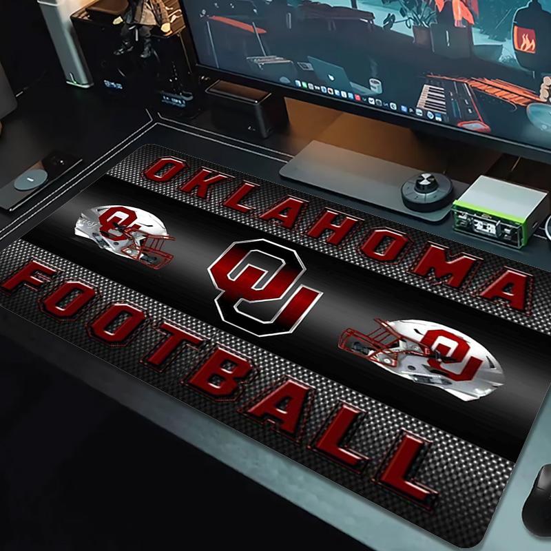 Oklahoma Sonners Color Mouse Pad Large Gaming Table Cushion Non-slip Laptop Tablet Big Mousepad XXL Mat Mini PC Playmat With Lock edge