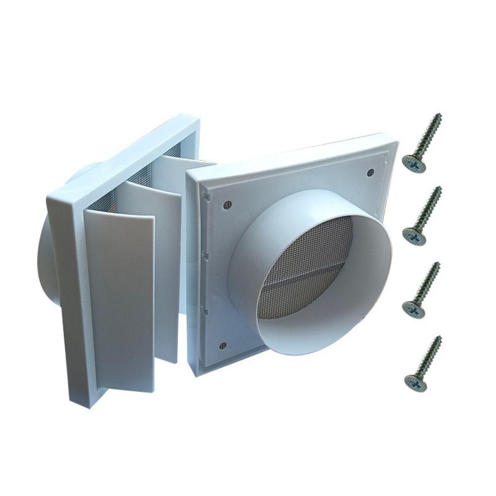 PVC Wandlüftungsgitter 4" 5" 6" Abluftgitter Einfache Montage Lüftungsgitter