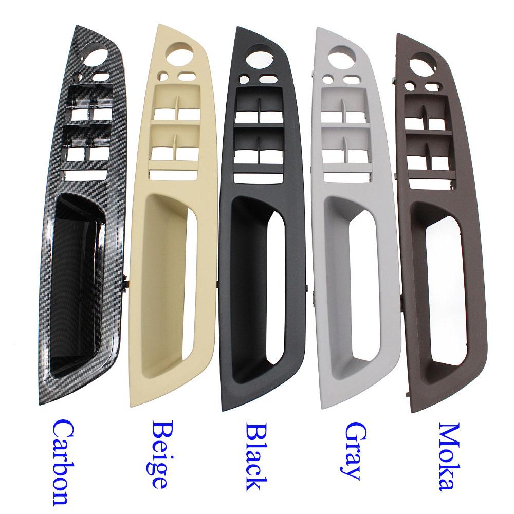 E70 E71 E72 Schwarz Türarmlehne Hauptbedienfeld Fensterheber Abdeckung Leder Zuggriff Baugruppe Ersatz Für BMW X5 X6