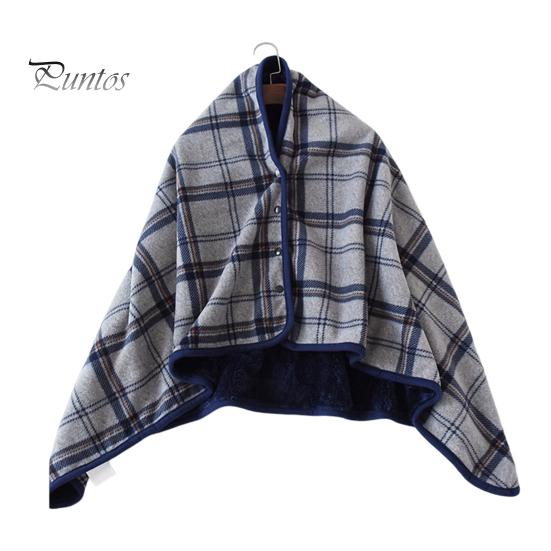 Зимнее плед-одеяло в клетку, супермягкое двухслойное бархатное теплоизоляционное однобортное плед-шаль для повседневного использования на работе, дома, в школе красный