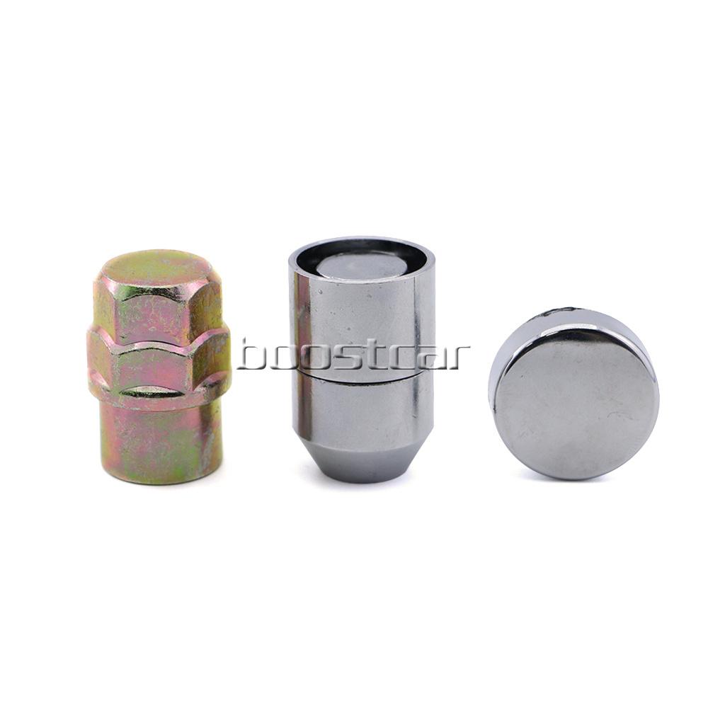 M12x1.5 M12x1.25 Universal Car Wheel Lock Lug Nuts with 2 Keys Alloy Steel Forged Auto Tire Wheel Bolts