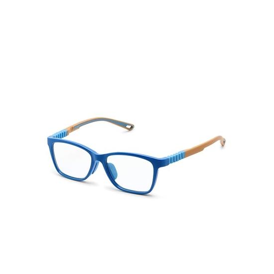 Intellilens Wayfarer Kids Computer Glasses for Eye Protection with Lens Cleaner Solution for Spectacles | Blue Light Filter Glasses (49-15-130)
