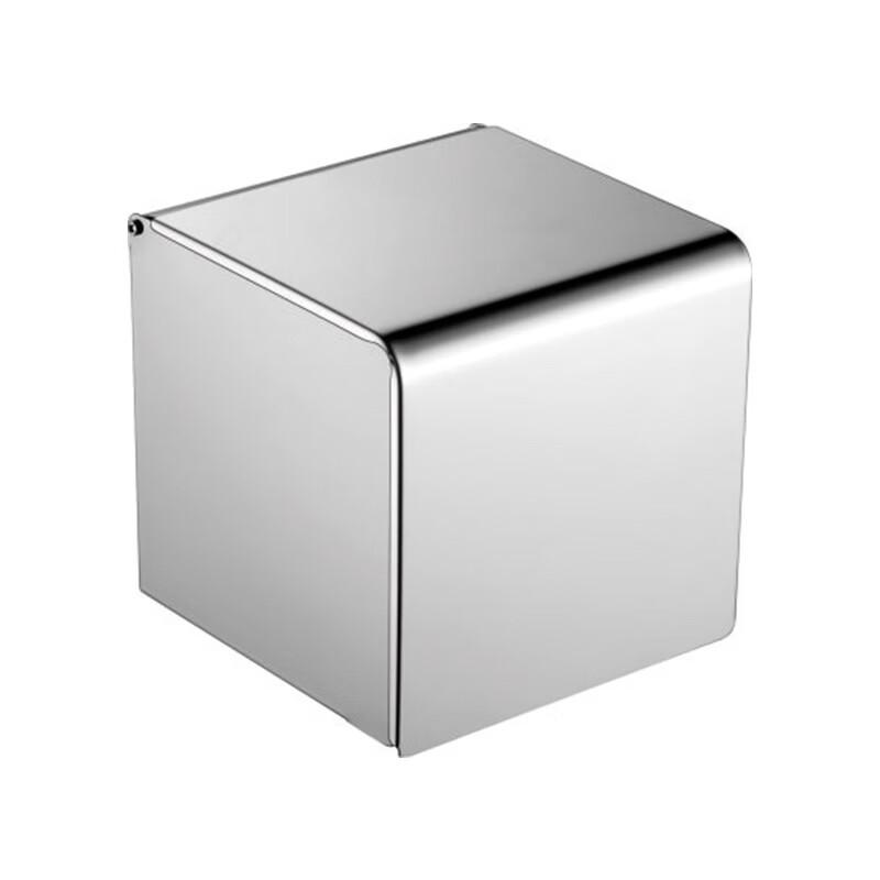 Cmaos 304 Stainless Steel Wall-Mounted Toilet Paper Holder with Hook