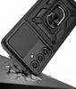 Case for Samsung Galaxy S24 FE ARMOR SLIDE RING REINFORCED CASE + 9H GLASS