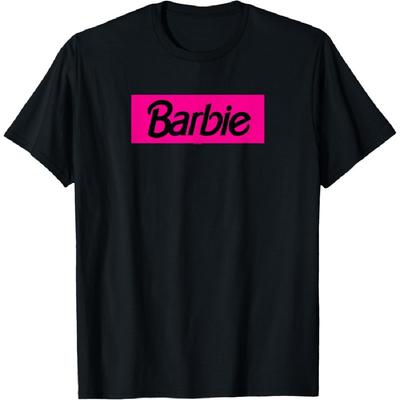 Barbie - Klasické růžové logo tričko