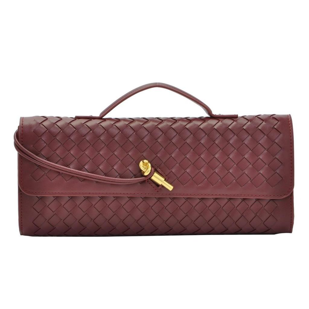 Borsa a Spalla Rettangolare alla Moda Portatile Multifunzione da Donna a Tracolla