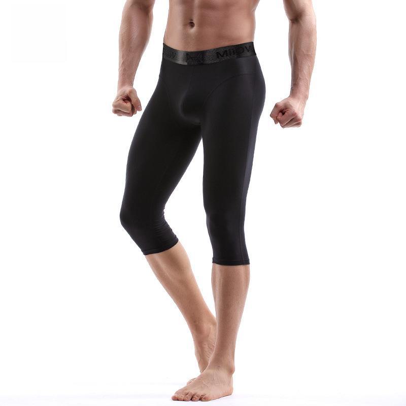 Maoren Pánské sportovní boxerky tříčtvrteční délky odolné proti opotřebení