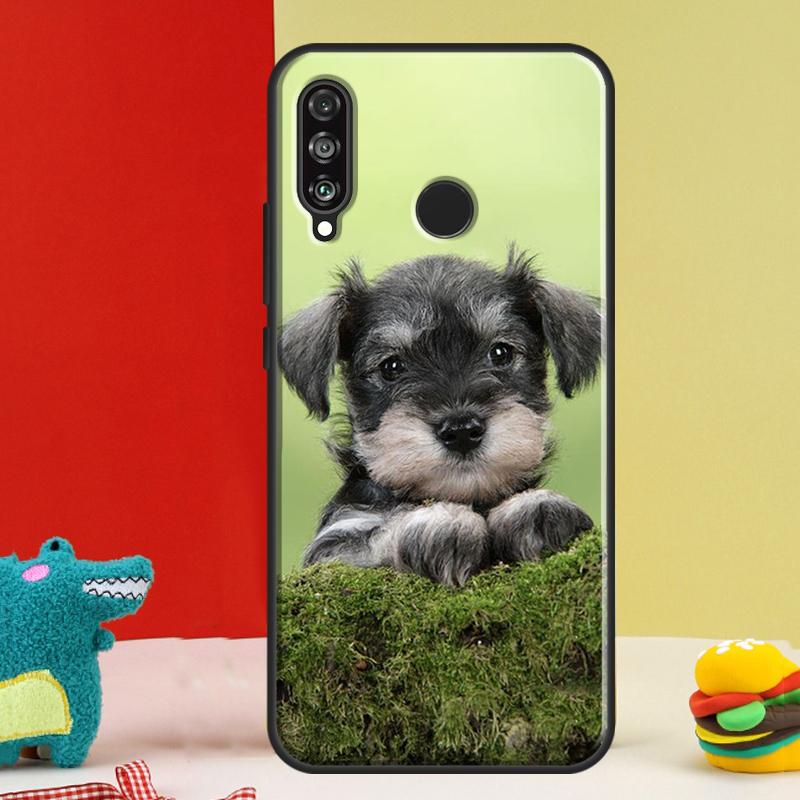 Schnauzer Puppy Dog For Huawei Nova 12s 12i 11i 8i 9 10 SE Y91 Y90 Y60 Y70 Y72 Y61 P20 P40 P30 Lite P60 Pro Case