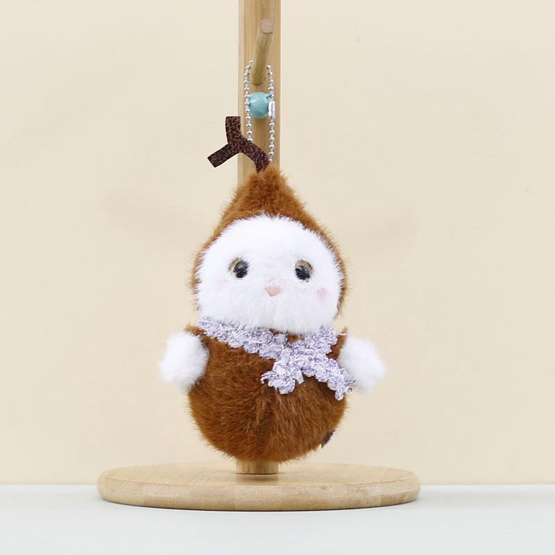 Gourd Cotton Handmade Plush Keychain Traditional Symbolism Room Doll Decoration