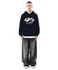 Symbol Logo Spread Hoodie - Navy